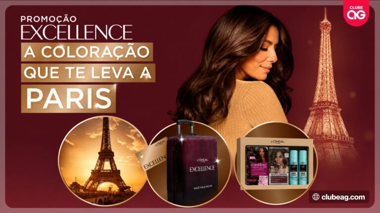 L’Oréal Paris lança promoção para a linha Excellence com viagem a Paris, malas repletas de produtos e kits queridinhos