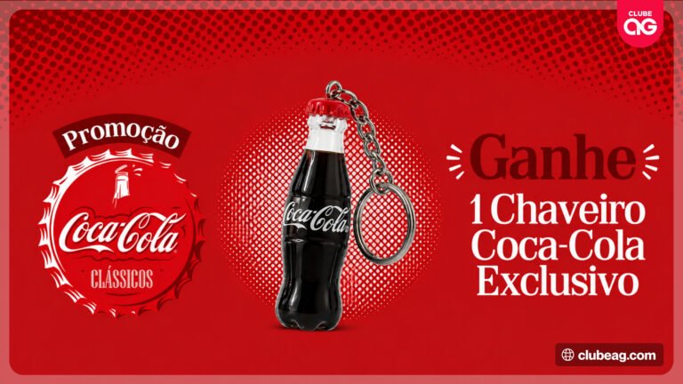 Coca-Cola oferece chaveiros exclusivos como brinde para consumidores em nova edição da promoção Clássicos KS