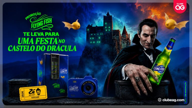 Flying Fish distribui mais de 2 mil brindes instantâneos e ainda leva consumidores para festa épica no Castelo do Drácula, na Romênia