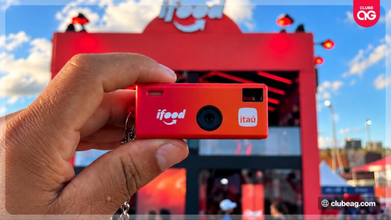 iFood e Itaú distribuem mini câmera digital personalizada como brinde gratuito exclusivo para público no Rock in Rio 2026