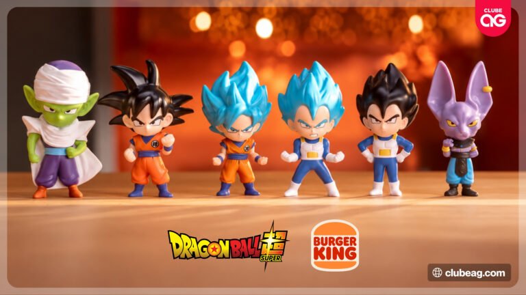 Burger King anuncia coleção de Dragon Ball Super no Brasil com seis figuras que prometem conquistar fãs e colecionadores