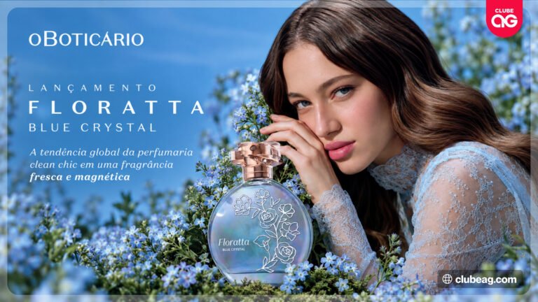 O Boticário prepara novo brinde para consumidores testarem o lançamento da nova fragrância feminina Floratta Blue Crystal