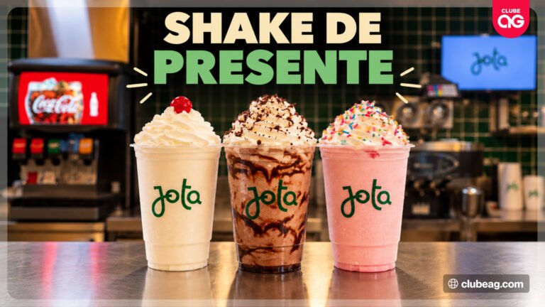 Jota presenteia clientes que estão fazendo aniversário com um milkshake grátis em suas unidades em São Paulo