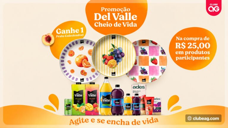 Del Valle lança promoção com pratos de sobremesa exclusivos e transforma compras em brindes colecionáveis para consumidores