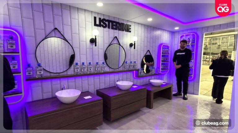 Listerine realiza ativação gratuita com experimentação do novo enxaguante bucal Extra Suave e distribui brindes para o público