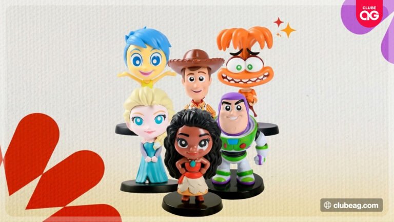 Venancio apresenta coleção de miniaturas Disney e Pixar com personagens de Frozen, Moana, Toy Story e Divertida Mente