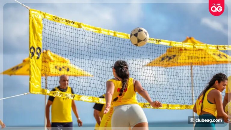 99Pay e Mude oferecem aulas gratuitas de dança, beach tennis, vôlei e futevôlei movimentando a Praia de Iracema em Fortaleza