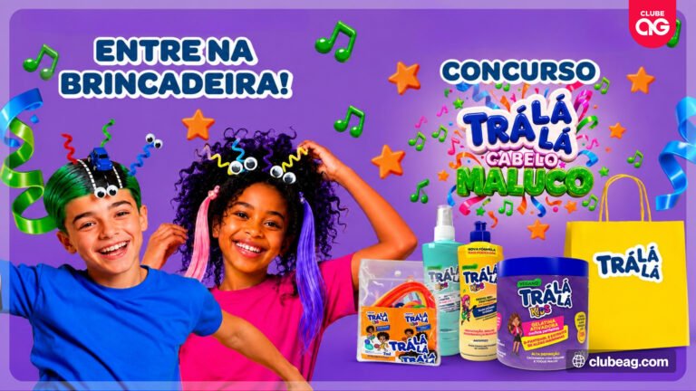 Trá Lá Lá lança concurso Cabelo Maluco convidando crianças e pais soltarem a criatividade e concorrerem a prêmios incríveis