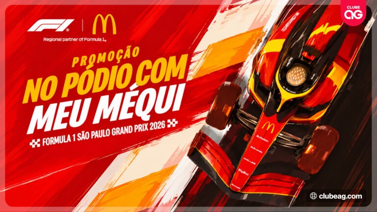 McDonald’s cria experiência inédita para fãs da Fórmula 1 com promoção do Meu Méqui e ingressos para o GP São Paulo