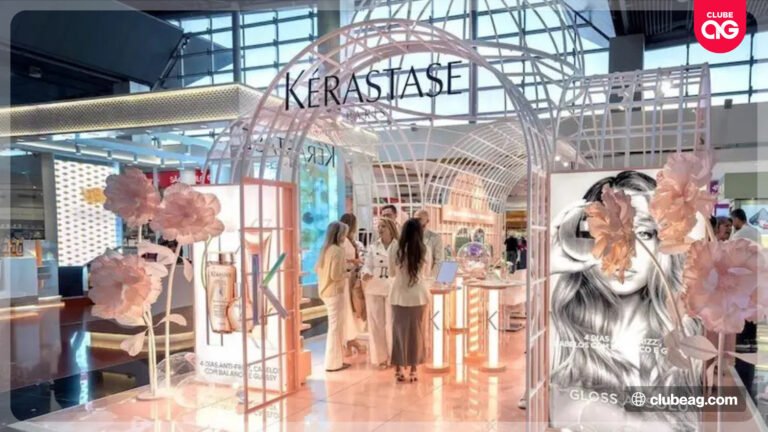 Kérastase instala House of Gloss nos aeroportos de Guarulhos e Galeão com diagnóstico capilar, brindes e escova expressa
