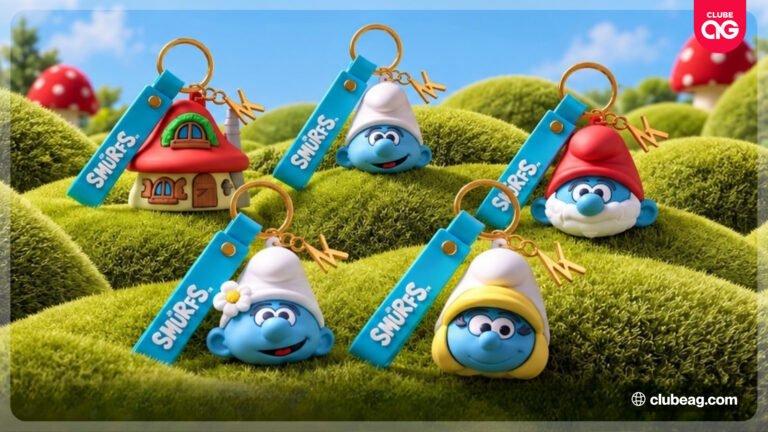 Kopenhagen lança chaveiros colecionáveis dos Smurfs como brinde para o Dia das Crianças e linha temática de chocolates