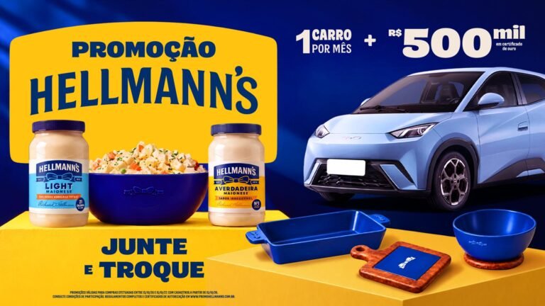 Hellmann’s realiza campanha com resgate de brindes para a cozinha e ação especial de Natal em supermercados participantes
