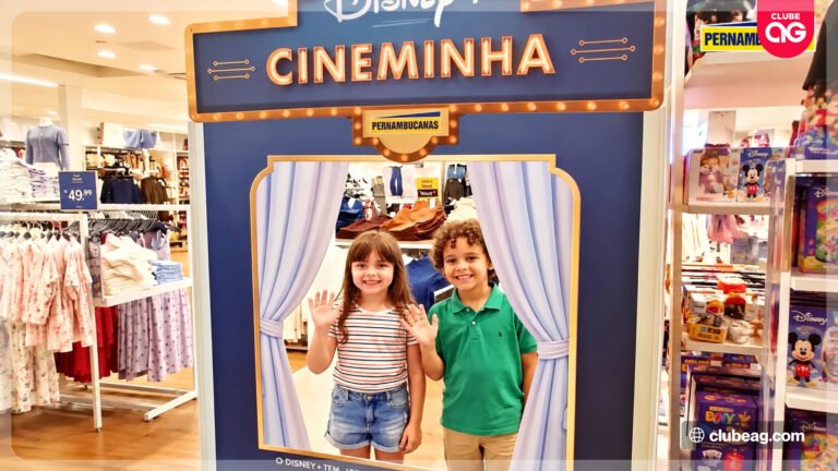 Pernambucanas cria experiência para o Dia das Crianças com mini cinema, sessões de Disney+ e brinde exclusivo para clientes