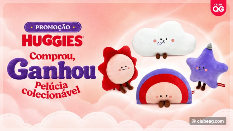Huggies transforma a compra de fraldas em presente com resgate de pelúcias colecionáveis para os consumidores do Nordeste