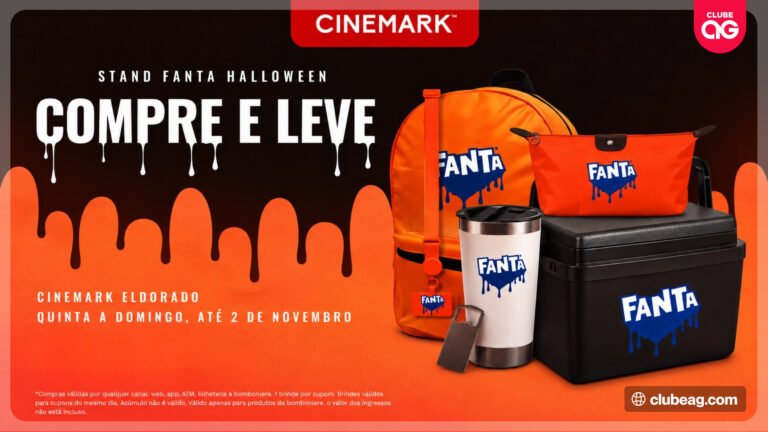 Fanta transforma ida ao cinema em oportunidade de ganhar brindes exclusivos com ação no Cinemark do Shopping Eldorado