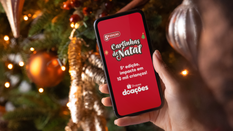 Shopee lança quinta edição da campanha “Cartinhas de Natal” e oferece 50% de desconto em presentes para 10 mil crianças